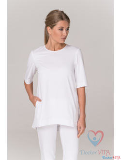 ТУНИКА МЕДИЦИНСКАЯ DR.SUPER "HELEN" БЕЛАЯ