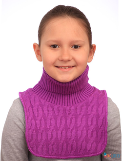 Манишка 23-34 подклад 100% полиэстер, размер 3 (от 5 лет) сиреневый