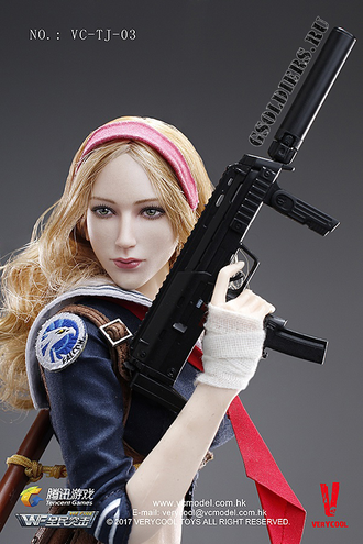 Blade Girl - КОЛЛЕКЦИОННАЯ ФИГУРКА 1/6 Wefire of Tencent Game Third Bomb Blade Girl VC-TJ-03 - VERYCOOL