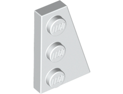 Wedge, Plate 3 x 2 Right, White (43722 / 4179874)