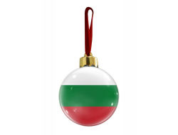 Новогодний ёлочный шар Болгария