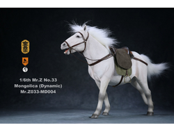 Монгольский конь (Лошадь) в динамичной позе - Коллекционная ФИГУРКА 1/6 scale animal model No.33:Mongolica (dynamic posture) (Mr.Z033-MD004) - Mr.Z