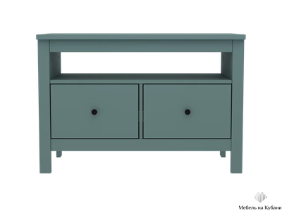 2.08.03.080.6 САГА тумба 2 ящика темно-бирюзовая