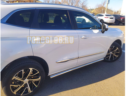 Защита порога труба d60 для Haval Jolion 2021-