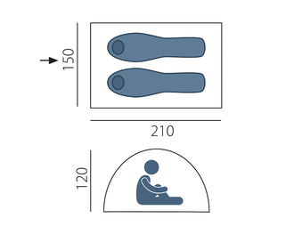 Палатка Arten Space 2+