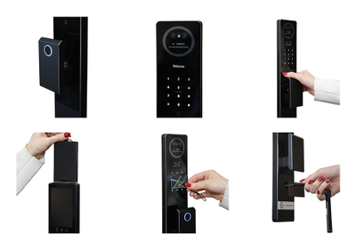 Биометрический врезной дверной замок Smart lock Y 12