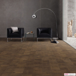 Декор паркетной доски Haro Карре Дуб Селектив Антик Коричневый Торцевой распил 539076 в интерьере