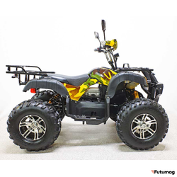 Квадроцикл GreenCamel Sahara AWD 4*4 (60V 2*2kW R10 alum Дифференциал) Армейский-желтый