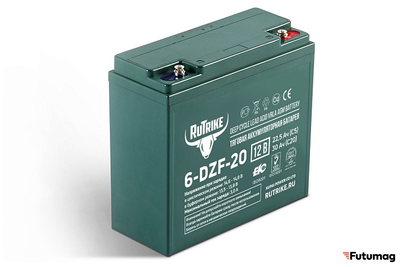 Тяговый аккумулятор RuTrike 6-DZF-20 (12V20A/H C2)