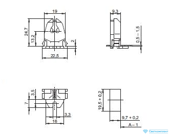 Ламподержатель VS G5 стоечный