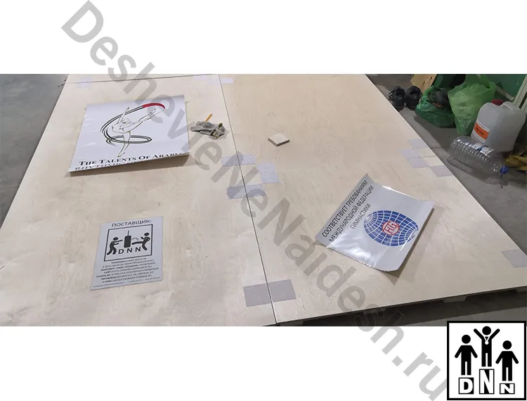 Помост для художественой гимнастики, производство