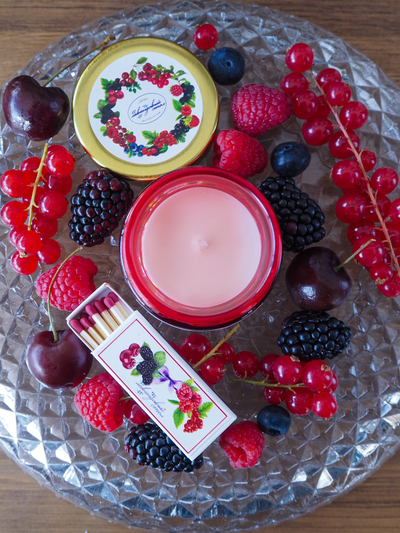 НАБОР СВЕЧЕЙ 100мл КОЛЛЕКЦИЯ «ЯГОДЫ» 4 АРОМАТА