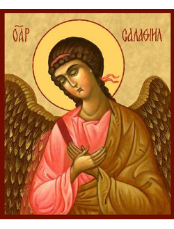 Иеремиил Архангел, Святой Архистратиг. Рукописная икона.