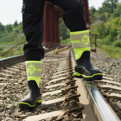 Сапоги «NEO BOOTS» лайм  КП неопрен/полиуретан/нитрил КЩС р.42