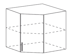 ШВУ 600х600 Шкаф настенный угловой