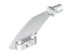 Technic, Panel Curved #61 5 x 7 Tapered Left, White (80267 / 6394077)