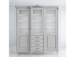 БИБЛИОТЕКА 3 ДВЕРИ С ЯЩИКАМИ ATELIER HOME  (L194*P51*h220) APS183E-K04-S