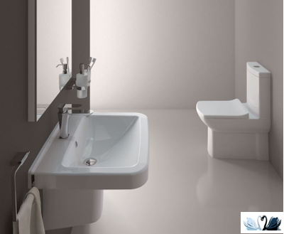 Унитаз Creavit LARA LR360-11CB00E-0000, с бачком LR410-00CB00E-0000, напольный приставной, белого цвета