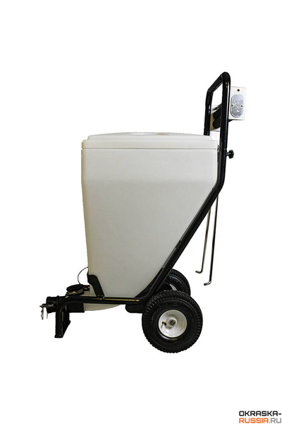 Бункер шпаклевочный ASPRO (100 литров в комплекте с роликом)