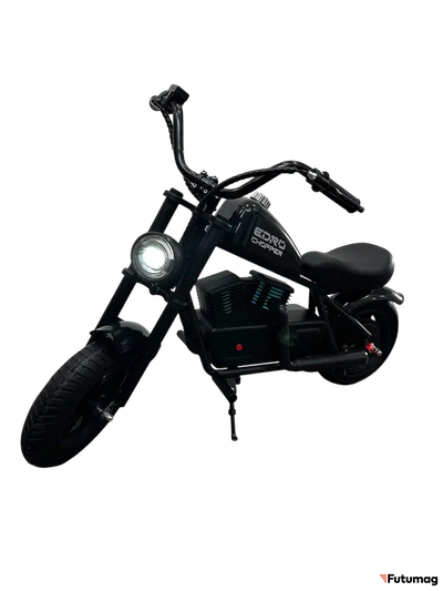 Детский электромотоцикл eDro Chopper Черный