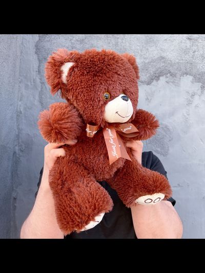 Плюшевый мишка 45 см бурый Бен