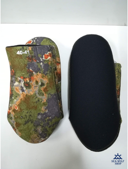 Носки неопреновые 9мм AquaDiscovery "Classic Camo" н/н р.44/45