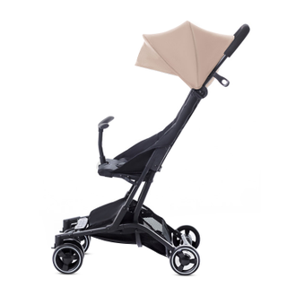 Коляска прогулочная Nuovita Ritmo Beige, Nero/Бежевый, Черный
