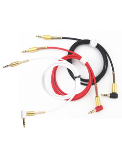 Аудиокабель AUX FUMIKO AC01 Jack 3.5 мм красный 1 м