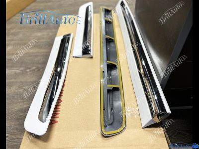 Молдинги Lexus LX 570 белые с хромом 2007-2015