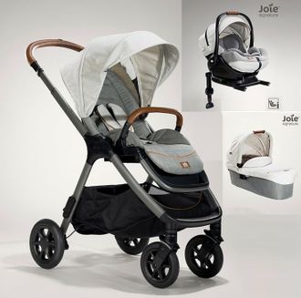 Joie finiti flex signature 4 в 1 Прогулочная коляска + Спальный блок + автокресло Joie i level