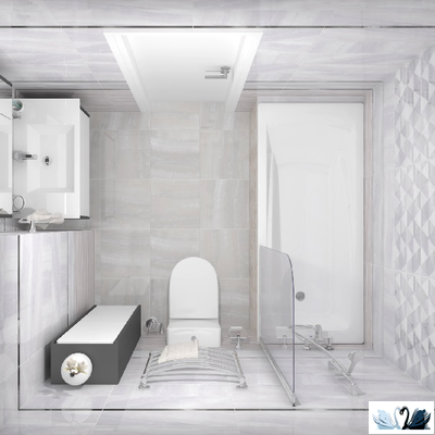 Плитка настенная Laparet Diadema белый 20 х 60 см