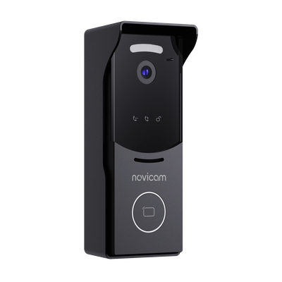 STRICT MR IP WIFI BLACK - IP вызывная панель 2.1 Мп со СКУД и WIFI, встроенный регистратор (фото) встроенный считыватель Mifare (Tuya/Smart Life)