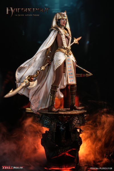 Египетская царица Хатшепсут (в белом)  - Коллекционная ФИГУРКА 1/6 scale Hatshepsut (PL2023-212B) - TBLeague