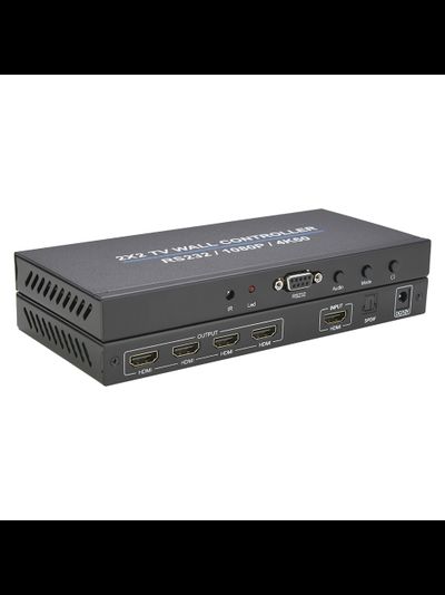 DE/VT-VWUHD1 (RS-232)  Контроллер видеостены 4К 2x2 с поддержкой управления по RS-232, пульт управления