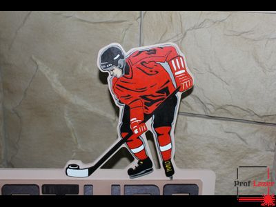 Медальница для хоккеиста с фоторамкой