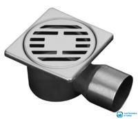 Трап для душевой  VIEIR из нерж.стали 100*100 угловой выпуск