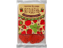 Мармелад "Ягодень" клубничный с чиа, 140г (Сибирский кедр)
