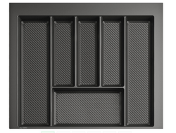 Лоток  для столовых приборов TRAY 600мм, ГРАФИТ  (13.0076)  AQ