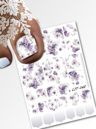 Мини пленки для педикюра LIT-048