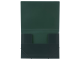 Папка на резинках BRAUBERG, диагональ, темно-зеленая, до 300 листов, 0,5 мм, 221337