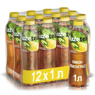Чай холодный FuzeTea лимон/лемонграсс 0.5 л