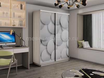 Шкаф-купе Дуо-Фото (Шары) 1200*450*2200