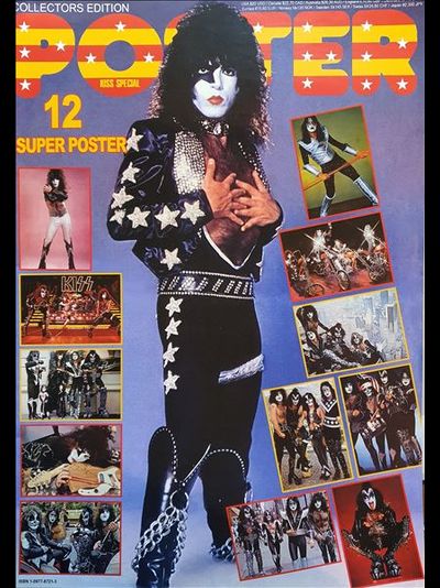 Kiss Poster Collectors Edition Kiss, Ace Frehley, Paul Stanley, Peter Criss, Gene Simmons Inside