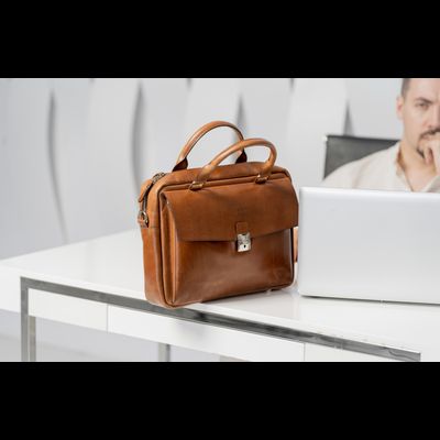 Сумка для ноутбука Terrazzo cognac (арт. 1031-03)