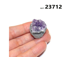 Аметист натуральный (друза) Бразилия арт.23712: 12,2г - 25*19*21мм