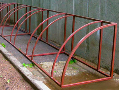 Велопарковка металлическая, закругленная (артикул-ВМ05)