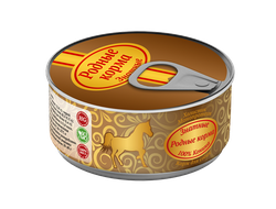 РОДНЫЕ КОРМА ЗНАТНЫЕ КОНСЕРВЫ 100 % КОНИНА ДЛЯ СОБАК 100 Г