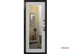 КОРСИКА ЗЕРКАЛО ТЕМНОЕ СЕРЕБРО/ЛИСТВЕННИЦА БЕЛАЯ (ЭШВАЙТ)