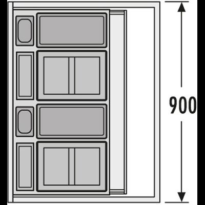 Встраиваемая система 85,2л XXL Hailo