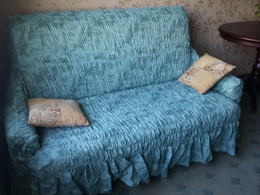 Еврочехол на 2хм Диван Фантазия Зеленый